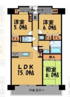 アーバンパレスアクス大濠II - 所在階 の間取り図