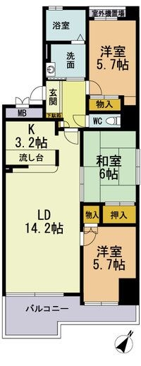 いまいずみ壱番館904号室-間取り