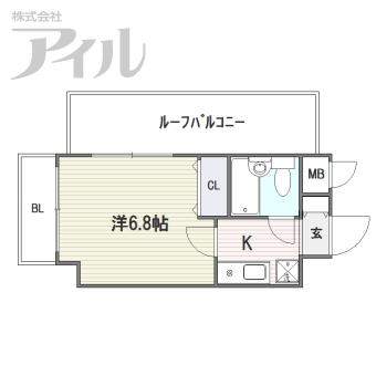 ステイタスマンション輝国404号室-間取り