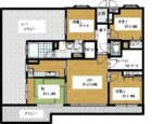 小笹ハウシーズ - 所在階 の間取り図