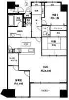 コアマンション桜坂プレジオヒルズ - 所在階 の間取り図