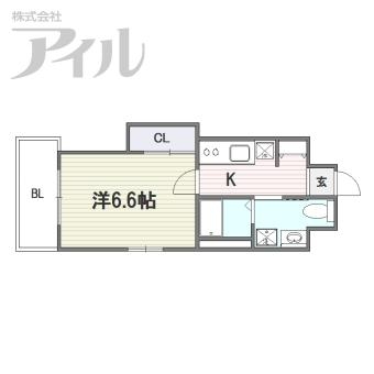 t-smart博多オーケストラ通り106号室-間取り