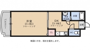 イング大宮306号室-間取り