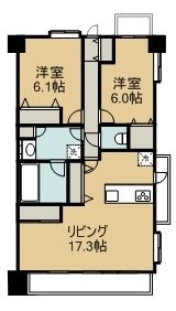 エンゼルハイム鳥飼中央603号室-間取り