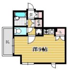 ソシアル六本松 - 所在階 の間取り図