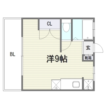 コーポみづほ302号室-間取り