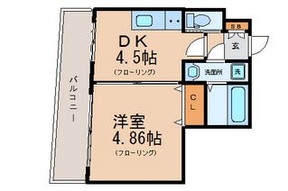 サヴォイザ・フォースフォー302号室-間取り