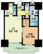 ＲＪＲプレシア吉塚駅前 - 所在階***階の間取り図 4498