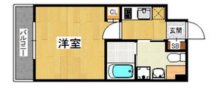 ベネフィス白金402号室-間取り