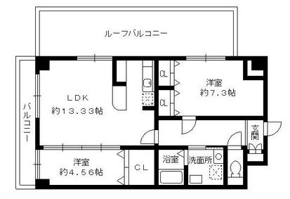 ラピスラズリ桜坂601号室-間取り