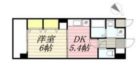 グロースメゾン博多山王 - 所在階8階の間取り図 3840