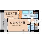 ラクレイス県庁口 - 所在階 の間取り図