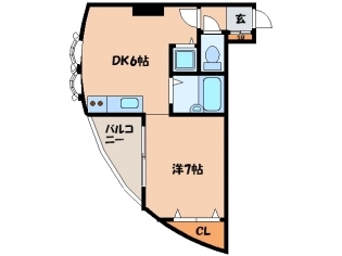 ベルコモンズ平尾II302号室-間取り