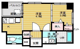 華秋ビル201号室-間取り