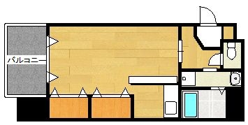 ラフィネス薬院イーストタワー501号室-間取り