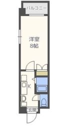 アフロディーテ赤坂 - 所在階***階の間取り図 3906