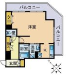 カスタリア大濠ベイタワー - 所在階 の間取り図