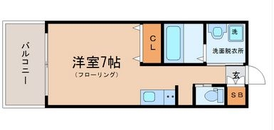 ラファセアリービオ博多502号室-間取り