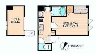 イル・グラッツィア薬院大通り203号室-間取り