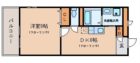 アンプルールベトン筑紫通り - 所在階***階の間取り図 3954