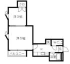 ルピナス大濠 - 所在階4階の間取り図 3961