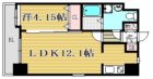 ローズモントフレア博多駅東 - 所在階 の間取り図