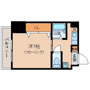 502号室-間取り