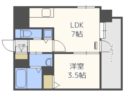 ベネフィス白金 - 所在階7階の間取り図 4024