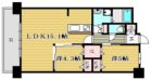 ルネスプチマルシェ - 所在階 の間取り図