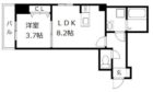 リバティ神屋 - 所在階 の間取り図