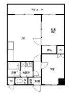 アークヴィラ大濠西 - 所在階 の間取り図