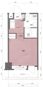 アクタス博多駅東 - 所在階 の間取り図