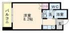 エミリエ大濠 - 所在階 の間取り図