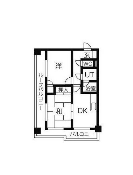 ダイアパレス博多駅前1003号室-間取り