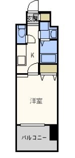 エンクレスト御供所505号室-間取り