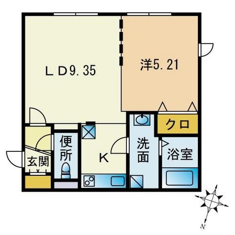 Branche住吉EAST506号室-間取り