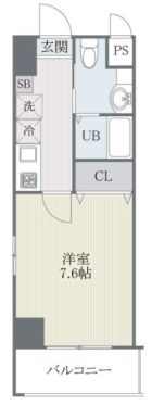 ＨＦ天神東レジデンス - 所在階 の間取り図