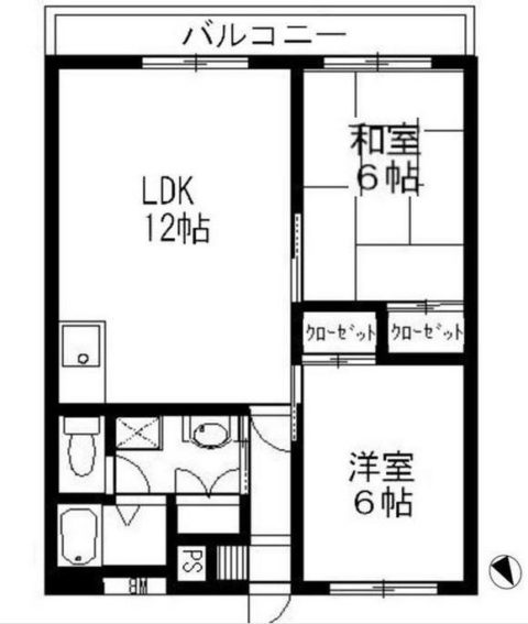 讃井ハイム307号室-間取り