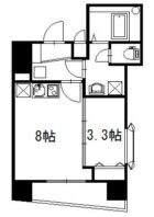 ロマネスク博多駅前 - 所在階***階の間取り図 4179