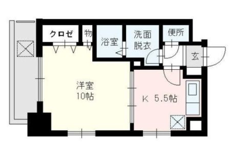 ＧＨ舞鶴405号室-間取り