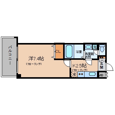 GRANDEUR住吉壱番館804号室-間取り