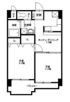 ニッセイ・ディーセント小笹 - 所在階 の間取り図