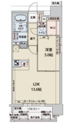 プレスタイル博多駅南II - 所在階 の間取り図