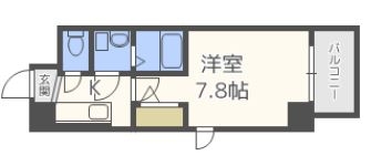 パルク博多駅南201号室-間取り