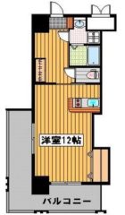 ロイヤル渡辺通II - 所在階3階の間取り図 4290