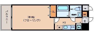 ピュアドーム博多エッセンシア905号室-間取り