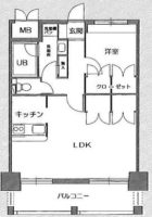 アビターレ薬院南 - 所在階 の間取り図