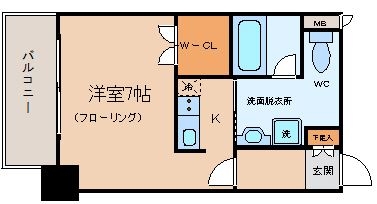 アイセレブ高砂ベネフィス603号室-間取り