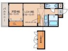 エステートモア天神サクセス - 所在階***階の間取り図 4318