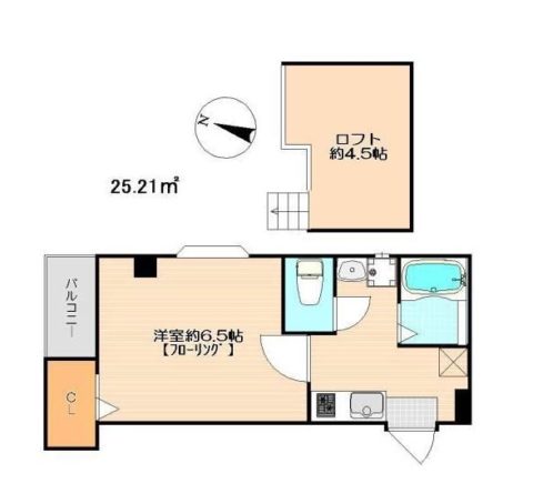 イル・グラッツィア平尾I202号室-間取り